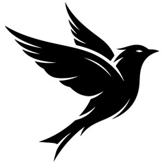 A modern beautifully simple, high quality editable bird icons in a minimalist style