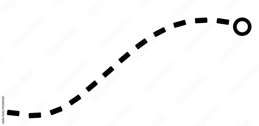 Poster connecting arrow point on transparent background