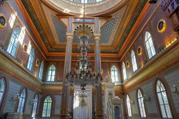 Interior of Yıldız Mosque Istanbul, Beşiktaş, Türkiye