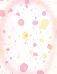 soft pink yellow colorful abstract illustration, background, wallpaper, card invitation design