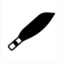 knife vector icon make with vector