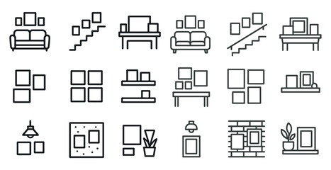 Minimalist home decor and interior design ideas for wall art and furniture layout