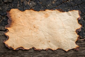 Burnt Edge Old Paper Texture High-Resolution Photo for Design Projects