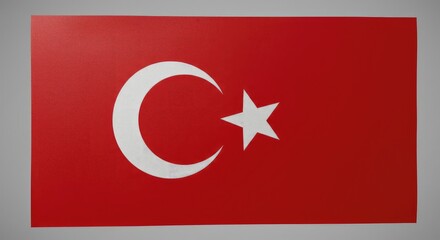 Obraz premium TÜRK BAYRAĞI