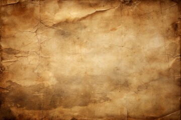 High-Resolution Weathered Paper Texture Vintage Brown Grunge Background