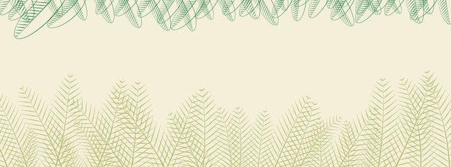 Summer pattern of Seamless Tropical Leaf and Flower Pattern Backgrounds
