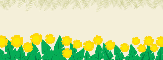 Summer pattern of Seamless Tropical Leaf and Flower Pattern Backgrounds