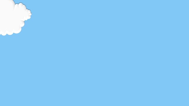 video animation cloud background