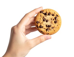 Hand holding a chocolate chip cookie (1)