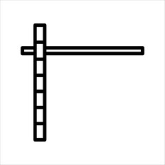barrier icon. vector line icon for your website, mobile, presentation, and logo design.