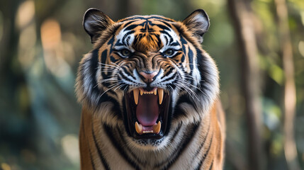 Fototapeta premium Powerful Tiger Closeup
