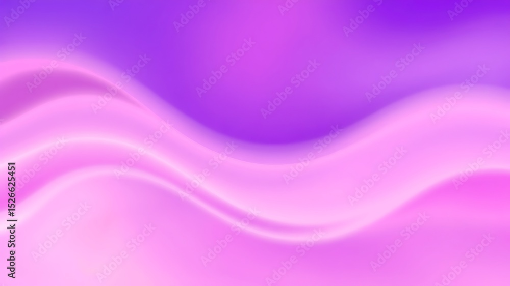 Poster soft flowing abstract purple and pink gradient background with smooth wavy lines