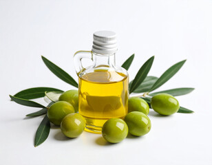 Organic Extra Virgin Olive Oil in Glass Bottle – Natural Healthy Mediterranean Cooking Oil