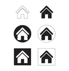 house icon set