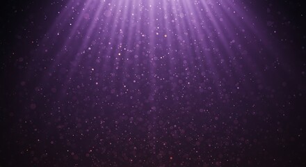 Pentecost Celebration Theme. Glowing light and purple background.