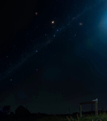 밤하늘의 별과 여름