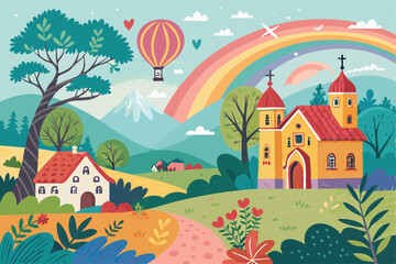 Abstract Colorful Background Vector &ndash; Vibrant Gradient Illustration for Web Design, Social Media, and Digital Art Projects