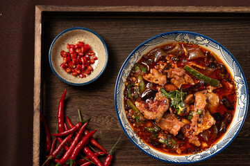 Chinese Cuisine - Spicy and Flavorful Sichuan Dish - Sichuan Boiled Beef
