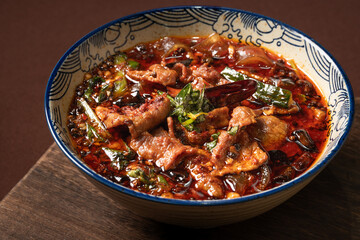 Chinese Cuisine - Spicy and Flavorful Sichuan Dish - Sichuan Boiled Beef