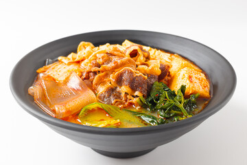 Malatang on a White Background