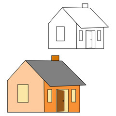 A clean and minimal vector icon of a house. Ideal for websites, apps, maps, and real estate designs. Fully scalable, editable, and perfect for modern digital interfaces and UI projects.