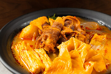 Malatang with Beef, Vegetables, and Other Chinese Ingredients