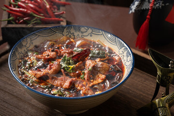 Chinese Cuisine - Spicy and Flavorful Sichuan Dish - Sichuan Boiled Beef