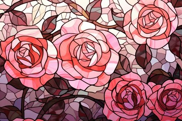 Rose flower pattern art backgrounds plant.
