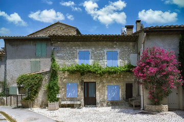 Saint-Remy-de-Provence in France, village in the south, ancient houses in the center
