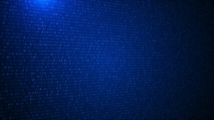 Futuristic blue digital data flow background grids, text, and graphical elements for technology data processing, ai innovation themes. Big data connection abstract. data speed matrix grid encryption - Powered by Adobe