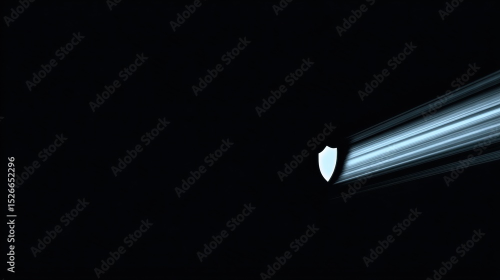 Aufkleber Icon Representing Anonymous Browsing With VPN Trail on a Dark Background Showcasing Digital Privacy Concepts