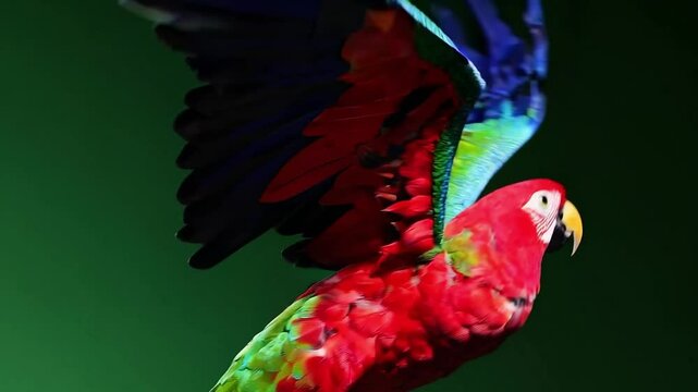 red and green macaw