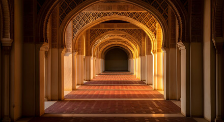 Arches And Light Architectural Marvel In Old World Structure