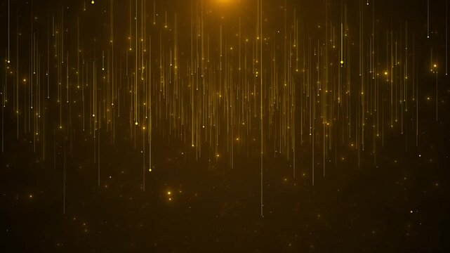 Award party stage golden stage glitter animation. stars lights particles. Luxury streak. Spotlight. Optical lens flare background. Cinematic Light. Stage empty studio stage podium for product showcase