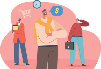 Business community ethnic diversity vector illustration