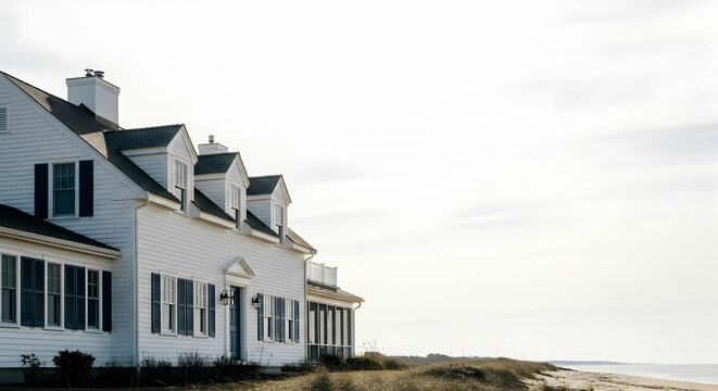 Classic New England Coastal Home With Beachside Serenity in Summer