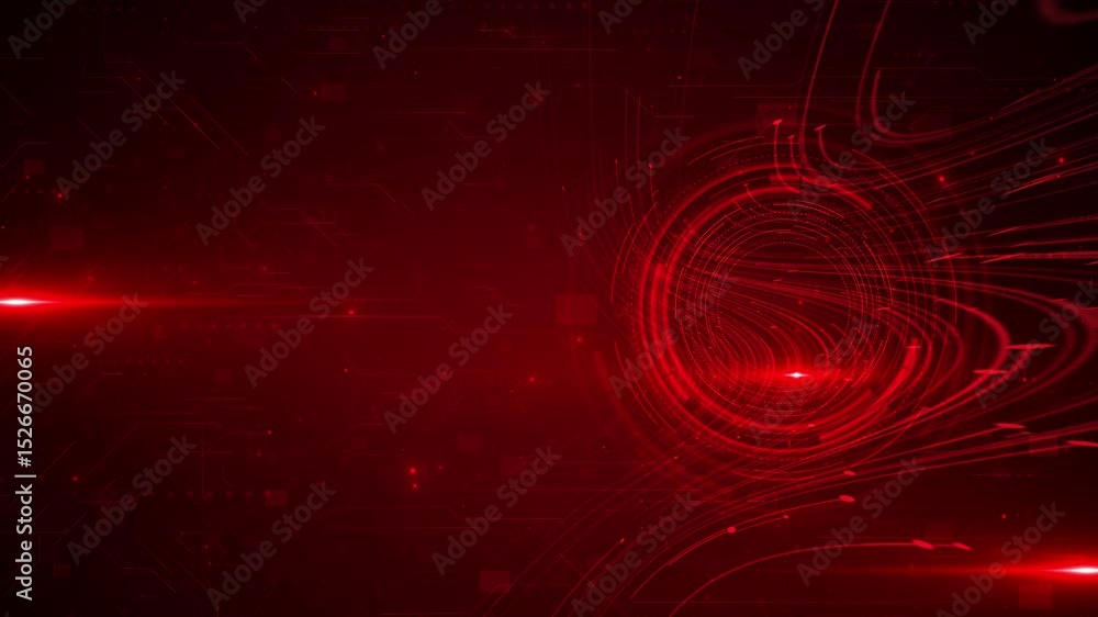 Poster abstract glitter particles in dark space. network data transfer concept. abstract digital data strea