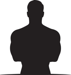 Man standing silhouette