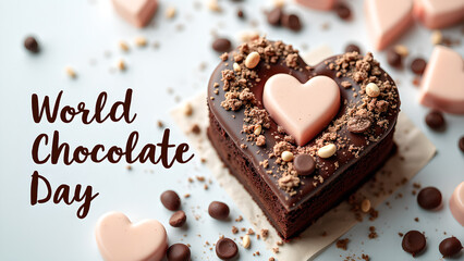 Delicious heart-shaped chocolate cake to celebrate World Chocolate Day in style