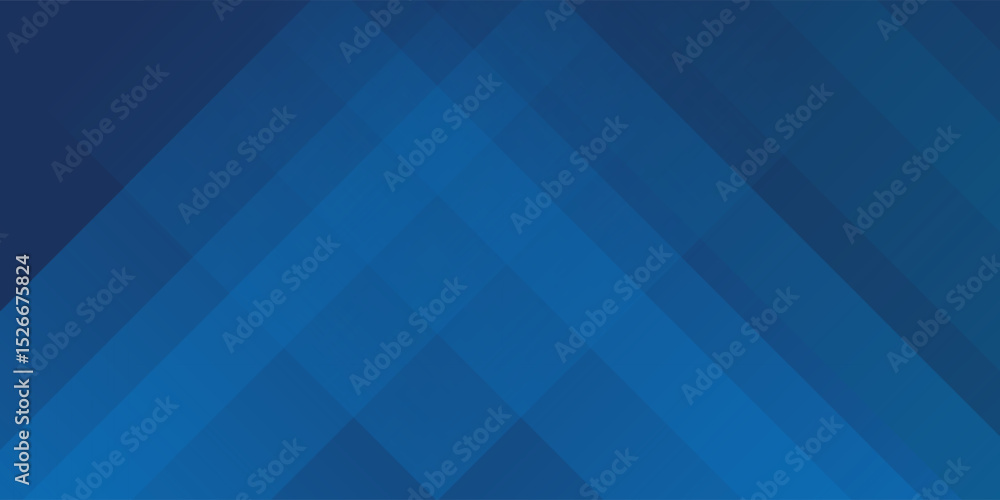 Aufkleber blue background with abstract box rectangle geometric shapes modern element for banner, presentation
