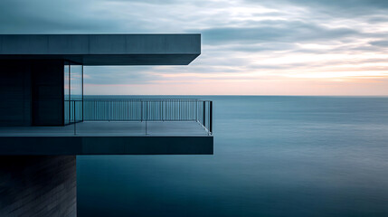 Viewing Platform Above Valley