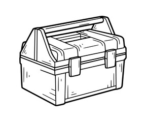 Tool Box Line Art