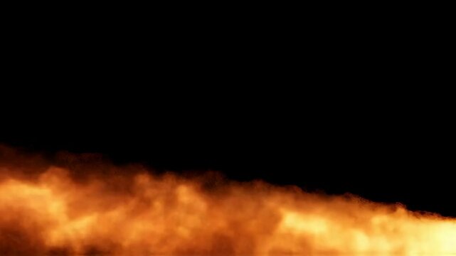 Fiery rocket propulsion showcasing dynamic motion and powerful flames