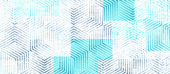 Handmade quilt as a background. Multi-colored print. Colored blanket in the style of patchwork.Banner neo mint