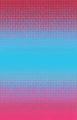Abstract Pink and Blue Halftone Gradient Pattern