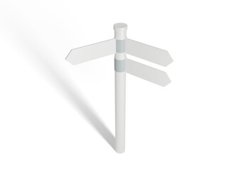 Wayfinding Sign Mockup for Logo Presentation