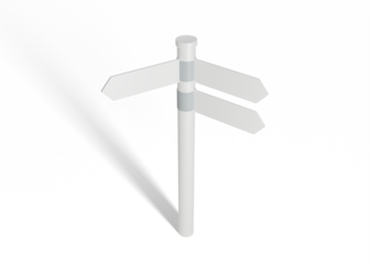 Wayfinding Sign Mockup for Logo Presentation