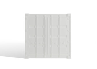 Container Mockup for Transportation and Export Branding
