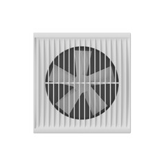 천장 장착 흰색 환풍기 Ceiling Mounted White Air Vent