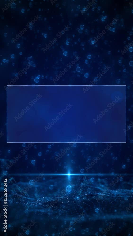 Aufkleber futuristic hud screen or technology box cyber space light interface cyberpunk technology ui futurist